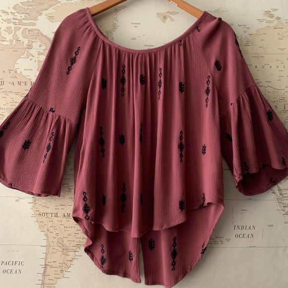 Alya Tops - Alya boho flair sleeve top